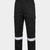 Beetle Black Reflective Work Trousers