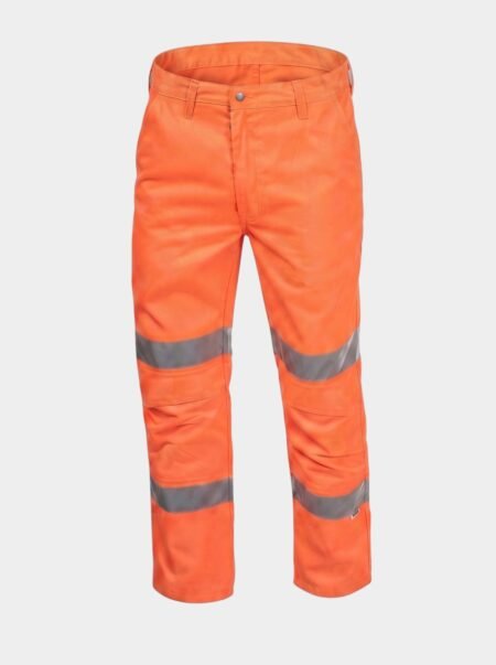 Beetle IronSite Hi-Vis Orange Work Trousers