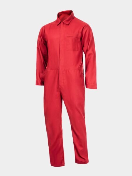 Beetle ForgeGuard Red Work Coverall – Utility Workwear Jumpsuit