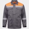 Men's Two-Tone Work Jacket with Visibility Bands