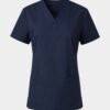 Women's V-Neck Scrub Top with Two Utility Pockets